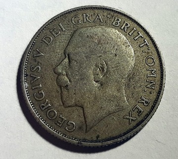 S09 - Wielka Brytania, 1 szyling, 1921, Jerzy V