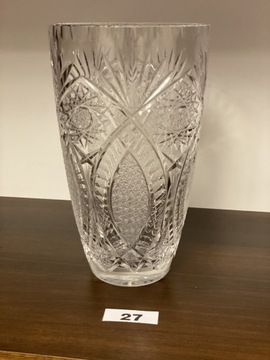 Kryształ wazon PRL VINTAGE RETRO