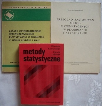 Matematyka, statystyka - książki PRL