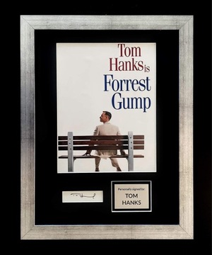 Tom Hanks - Forrest Gump - autograf w oprawie!