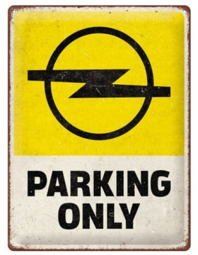 TABLICA PLAKAT OPEL PARKING 30X40 nostalgic art