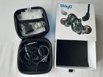 Słuchawki douszne Stagg SPM-235 BK używane