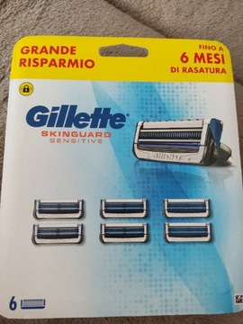 Gillette SkinGuard Sensitive wkłady 6 szt.ORYGINAŁ