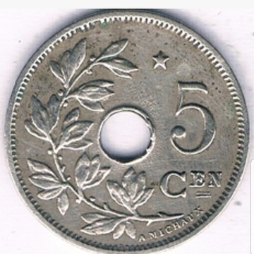 BELGIA 1931  5 C  