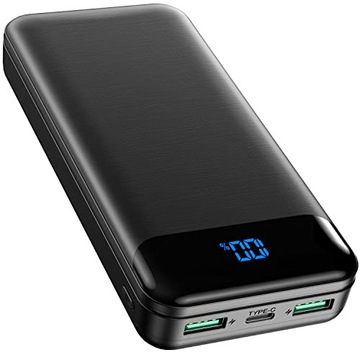 Power Bank 30000 mAh 1x USB C 2x USB A 22,5W