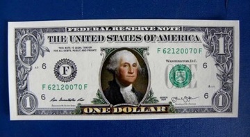 banknot 1$ USA kolor 