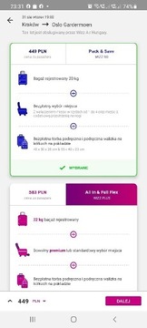 Bilet lotniczy wizzair Krakow do Oslo 31 sierpnia