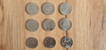 Zestaw monet ZSRR 5 rubli i 1 rubel moneta