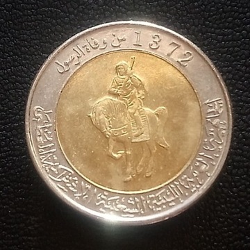 A25 Libia 1/2 dinara 2004 (1372) bimetal