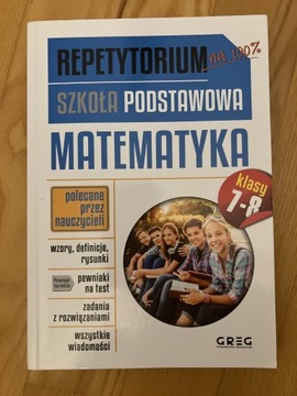 Repetytorium szkoła podstawowa MATEMATYKA