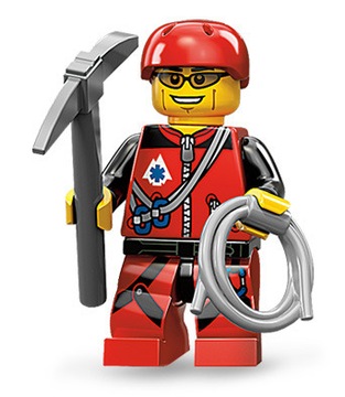 Lego minifigures 71002-seria 11 Mountain Climber