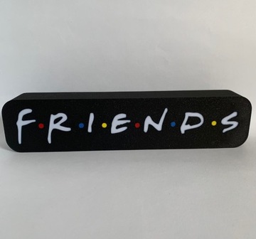 Friends plafon pod Lampka LED kolor wydruk 3D