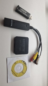 Zestaw - Video Grabber HDMI + Grabber AV/S-V + SPL