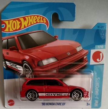 Hot Wheels  ' 90 Honda Civic EF . HKJ16 . 2023 r