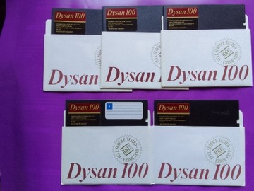 Dyskietki DYSAN100 5.25" 1.2MB 5 szt. sprawne