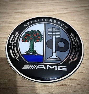 AMG Emblemat Mercedes Idrive i kierownicę 52mm 3D