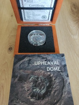  UPHEAVAL DOME Meteorite Crater, $1 Niue 