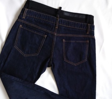 Zara męskie jeansy dżinsy podwójny pas podwijane n