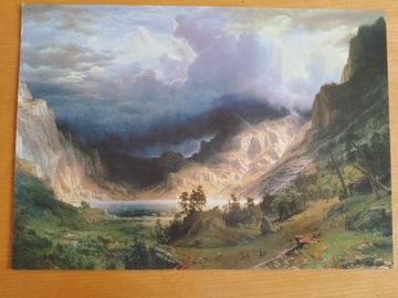 Reproduk. fot.Bierstadt Burza w Górach Skalistych