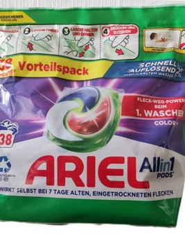 Ariel All in1 Color 38kapsułek z Niemiec 