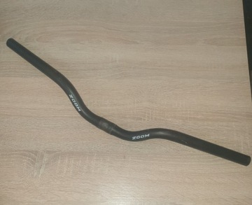 Kierownica wygięta Zoom MTB 158 600 mm czarna