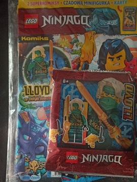 Lego Ninjago magazyn 2/2023 Figurka LLoyd karty