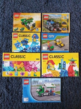 LEGO Książeczki Instrukcje 2009 - 2017
