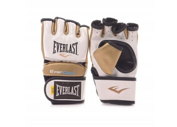 EVERLAST MMA STRIKE RĘKAWICE S/M BIAŁE/ZŁOTE