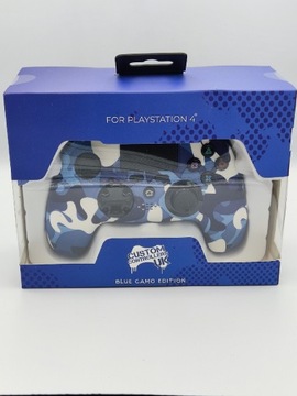 Pad do PlayStation 4 PS4 blue cami przewodowy