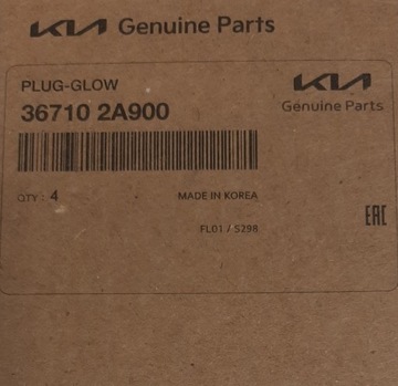 ŚWIECA ŻAROWA KIA OE 367102A900