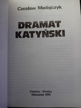 "Dramat Katyński-Polscy oficerowie "Cz. Madajczyk 