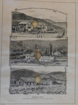 Kulaszne k. Sanok 1881 litografia plus artykuł