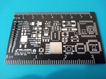 Linijka wzornik PCB