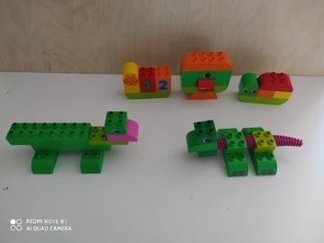 Lego duplo ślimak 30218 krokodyl 3511 zestaw kreat