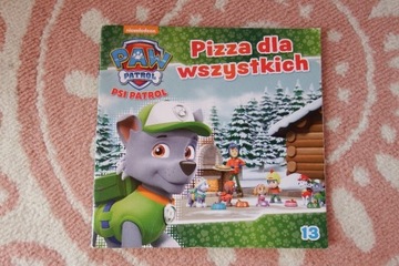 książka Psi Patrol 13 Pizza dla wszystkich