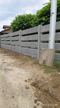Ogrodzenia betonowe płyty słupki Producent 
