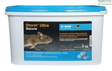 Storm Ultra Secure 3kg - trutka na myszy i szczury