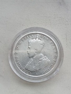 Australia Shiling 1922 r George V srebro 925 !!