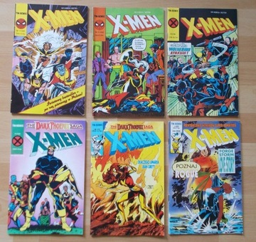 X-MAN komiks TM Semic 1992-93 pierwsze numery BDB
