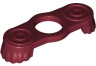 Minifigure Epaulettes  2526 (Dark Red)