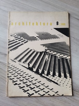 Stare czasopismo magazyn Architektura N8 1960 prl vintage