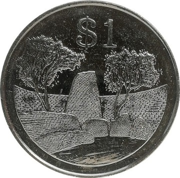 Zimbabwe 1 dollar 2002, KM#6a