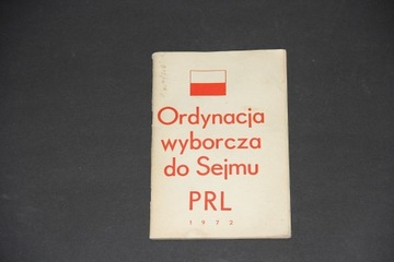 Ordynacja wyborcza do Sejmu PRL 1972