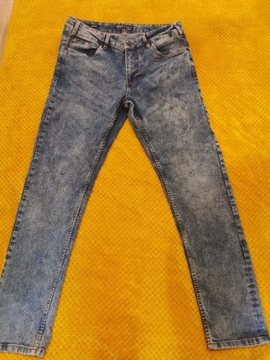 Spodnie jeans Cropp Denim Lab W34 L32 skinny