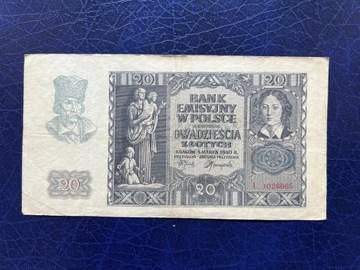 20 złotych 1941 ser. L