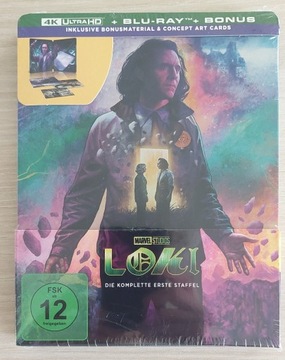 Loki -  Sezon 1 - Steelbook - 4K - ENG