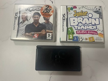 Konsola Nintendo DS Lite czarna + 2 gry