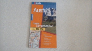 AUSTRIA- MAPA SAMOCHODOWA