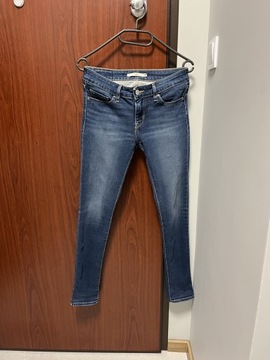 Jeansy Levi’s Skinny Granatowe