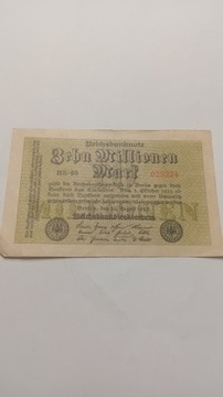 10 Milionów Marek 1923 rok Niemcy 